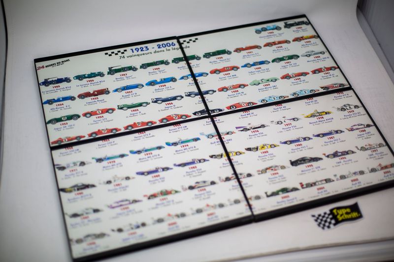 Le Mans - Vintage Champions - 17x22 | Type Schrift