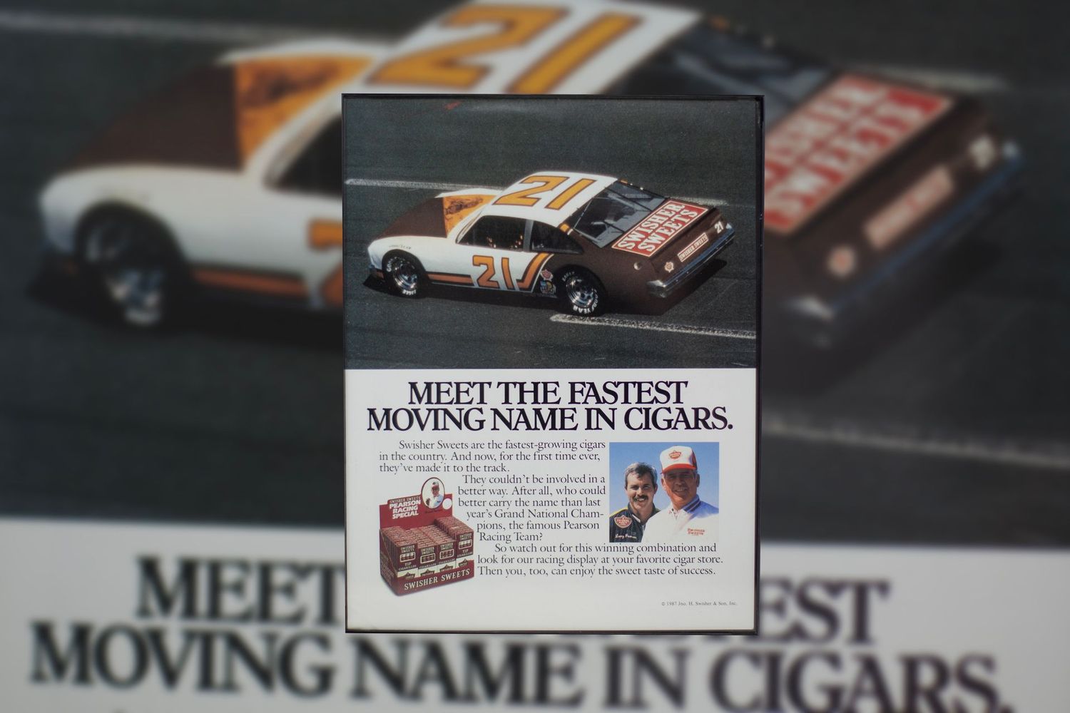 Swisher Sweets - 1987 Nascar | Type Schrift