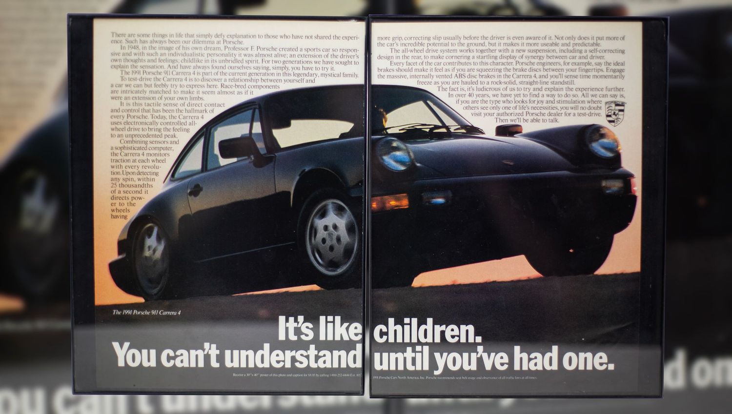 Porsche 964 - Like Children | Type Schrift