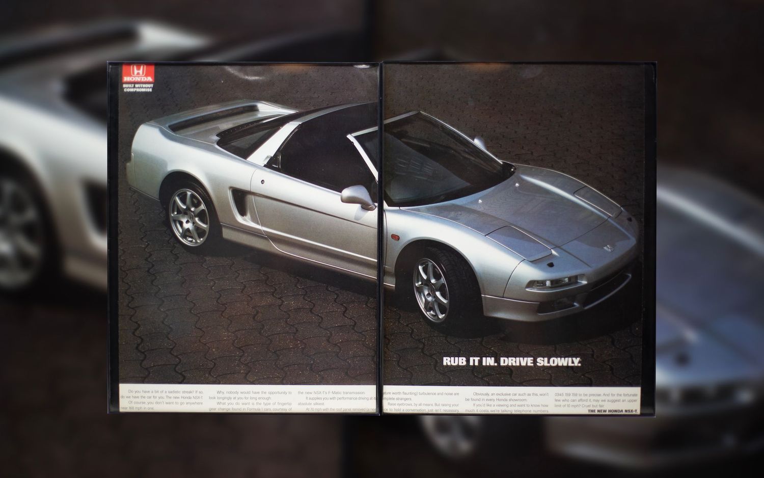 Honda NSX-T | Type Schrift