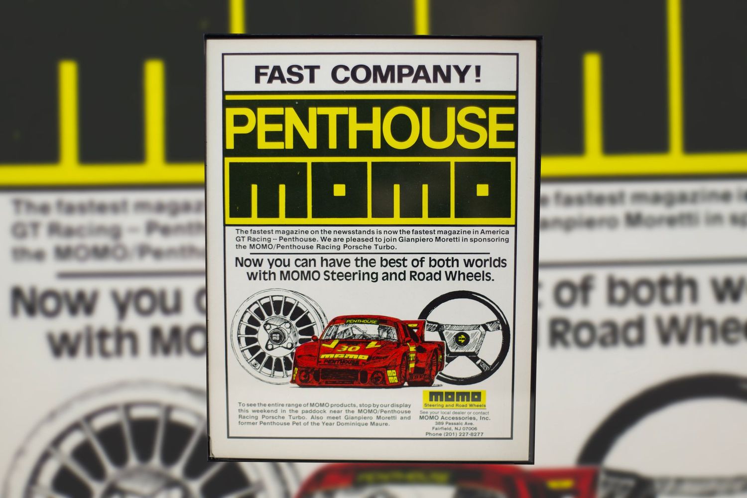 Porsche 935 - Penthouse Momo | Type Schrift