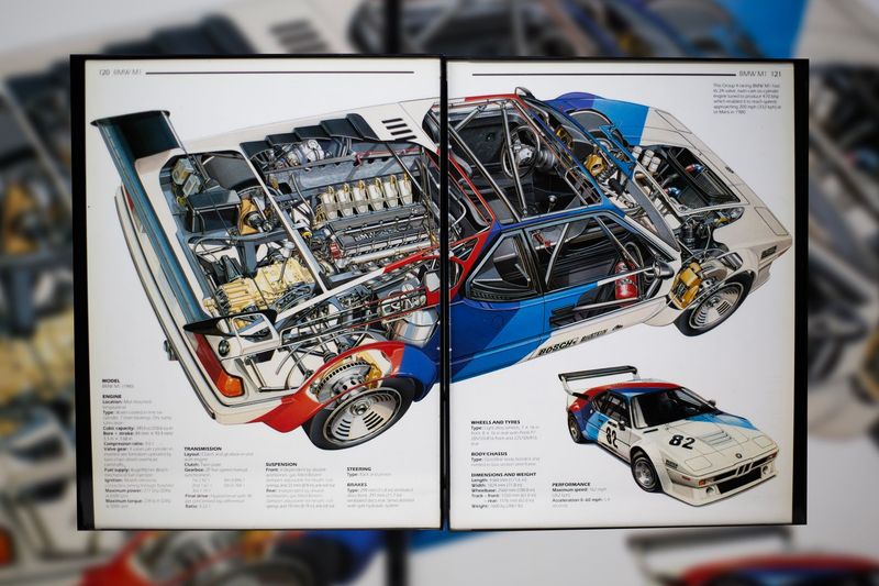BMW M1 Pro Car - Cutaway | Type Schrift