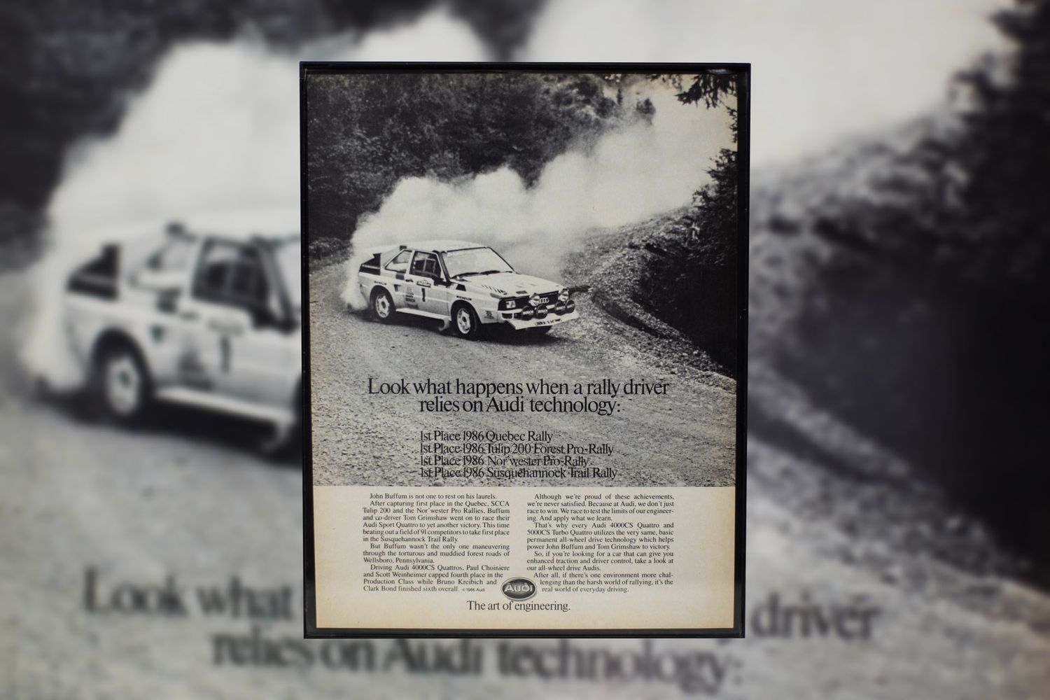 Audi Quattro - Group B | Type Schrift