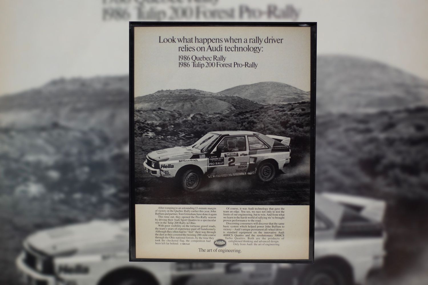 Audi Quattro Rally Team - Group B | Type Schrift