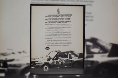 Audi Rally Quattro - Group B | Type Schrift
