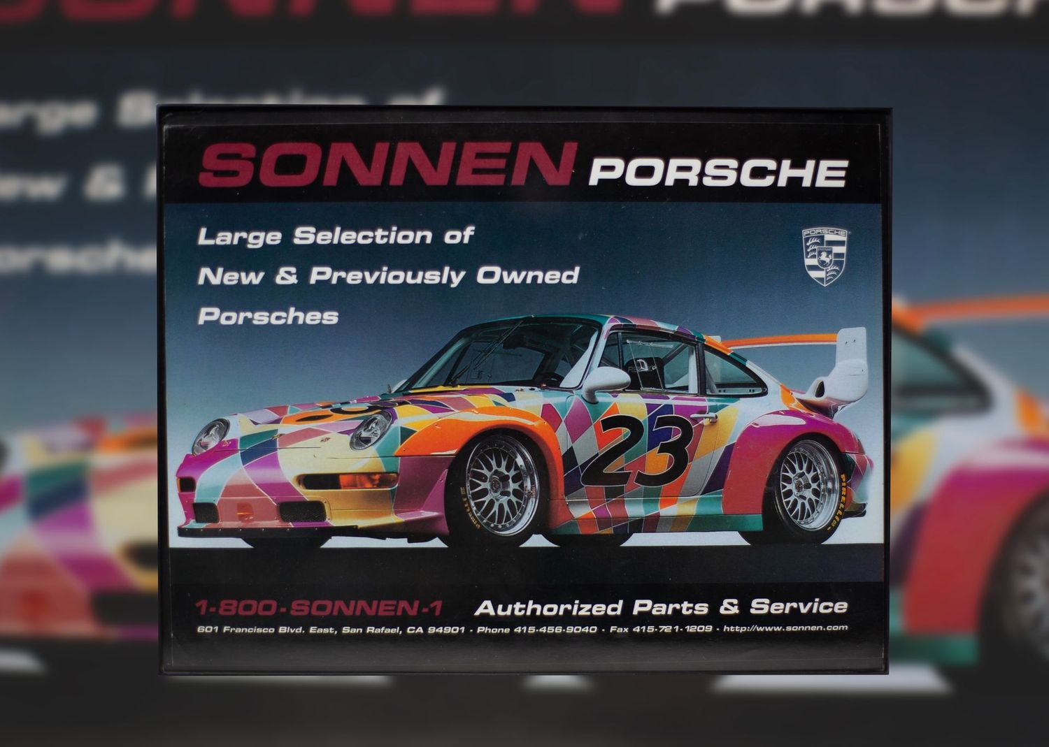 Porsche 993 - Sonnen Porsche | Type Schrift
