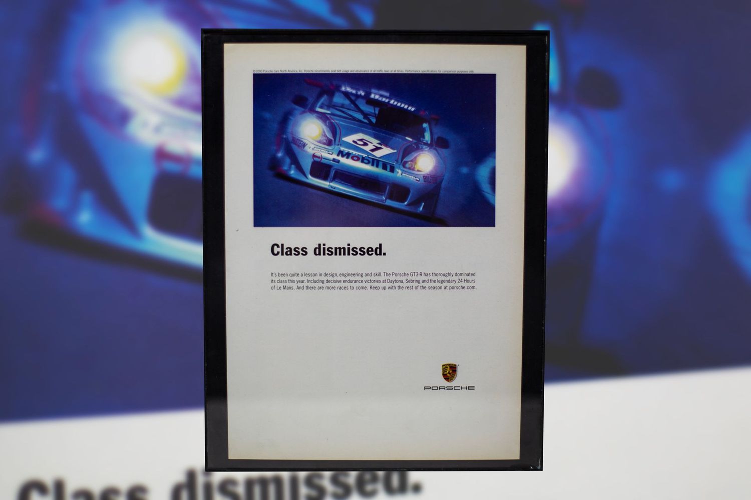 Porsche Motorsport - 996 GT3-R | Type Schrift