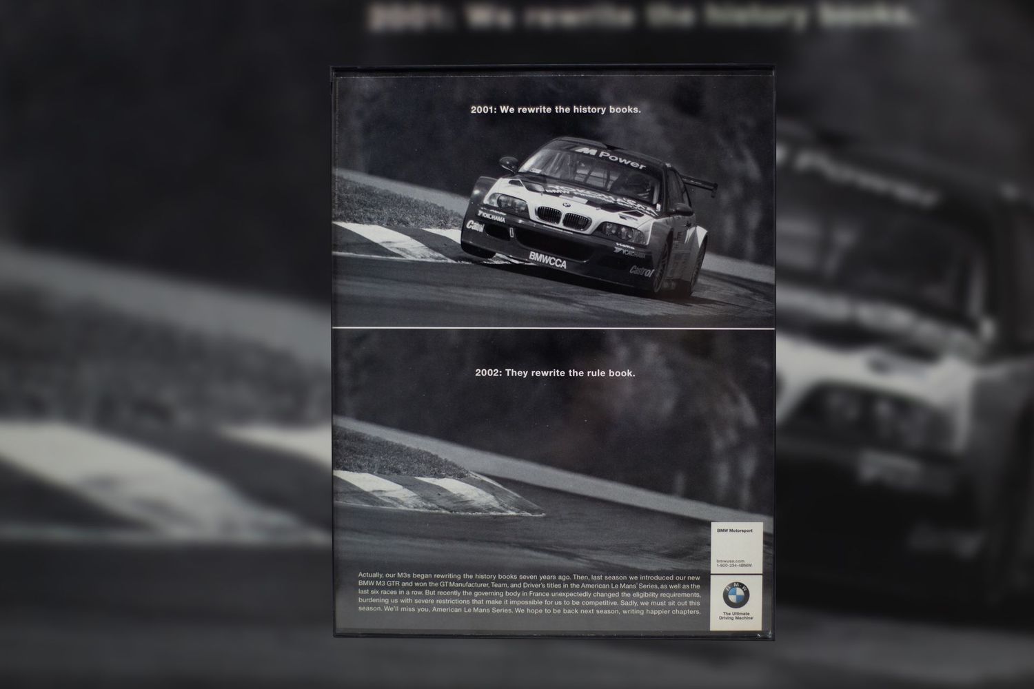 BMW E46 GTR - ALMS | Type Schrift