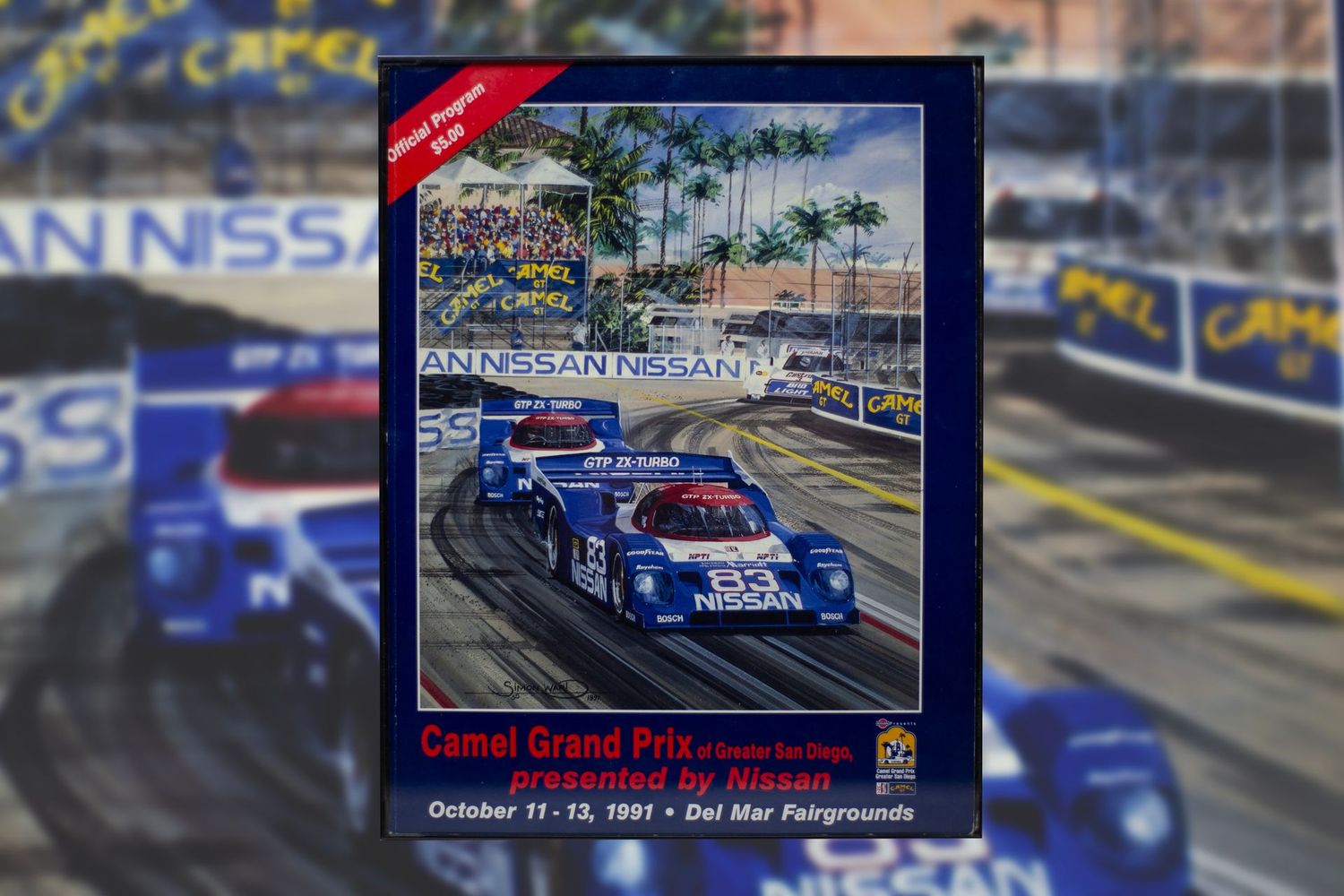 Camel Grand Prix - Nissan NPT-90 | Type Schrift