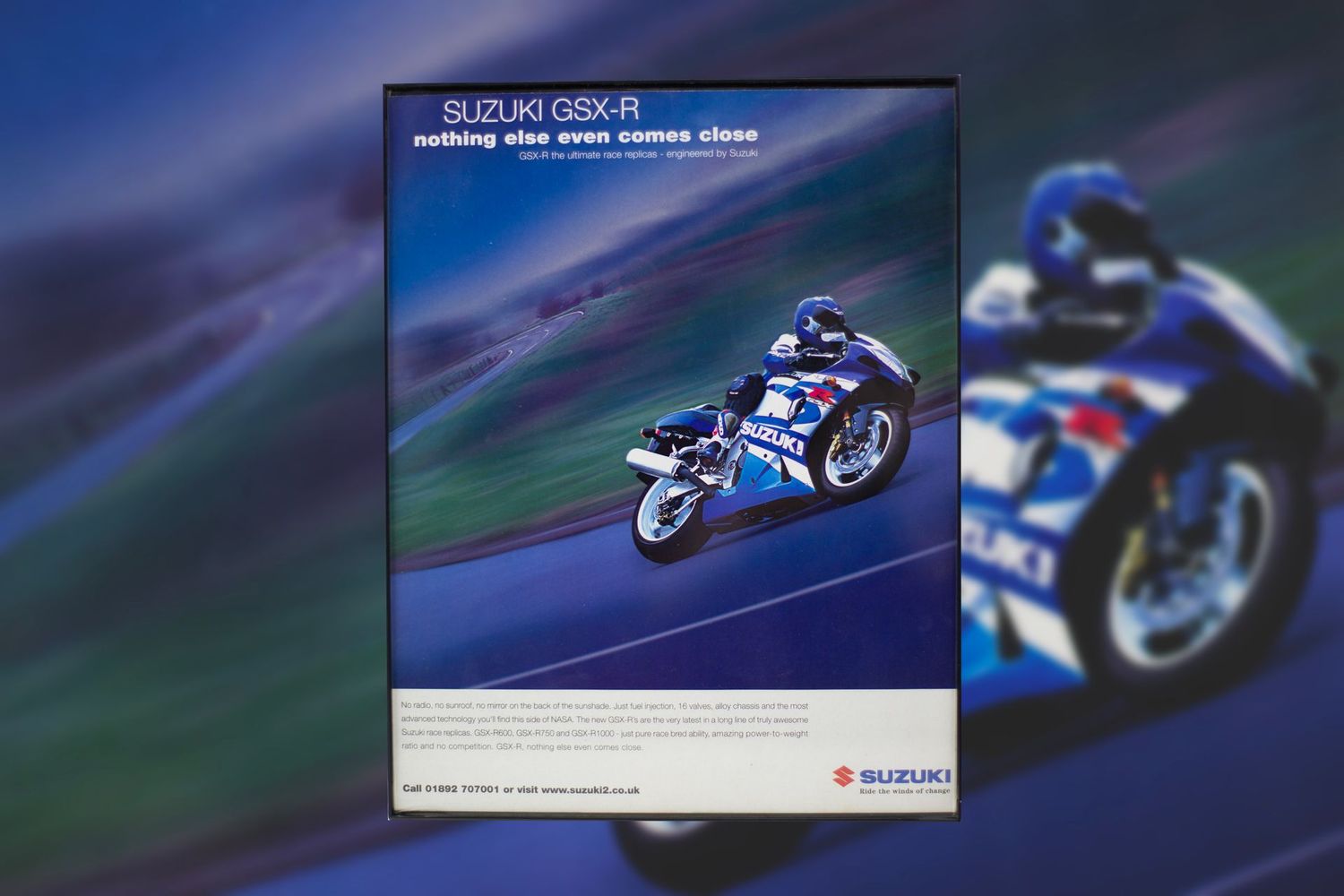 Suzuki GSX-R - Nothing Comes Close | Type Schrift