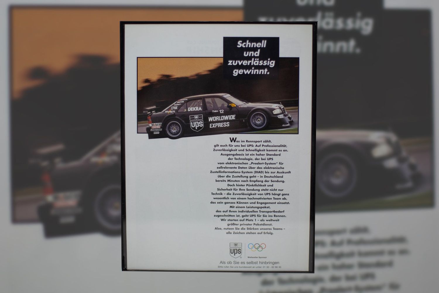 Mercedes Benz - DTM - UPS | Type Schrift