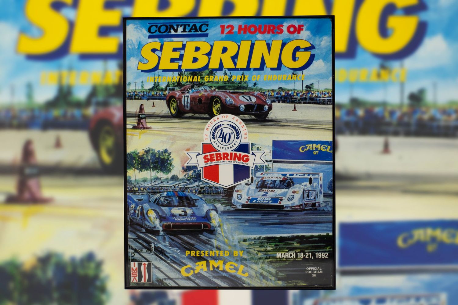 Sebring Grand Prix - 1992 - Camel | Type Schrift