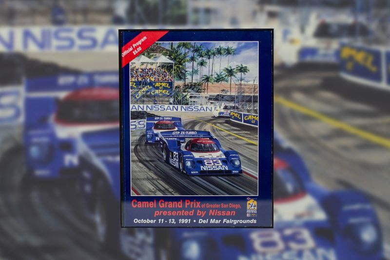 Camel GT - San Diego Grand Prix 1991 | Type Schrift