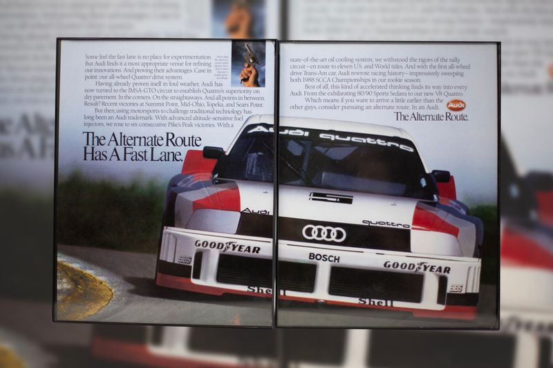 Audi 90 Quattro - An Alternate Route | Type Schrift