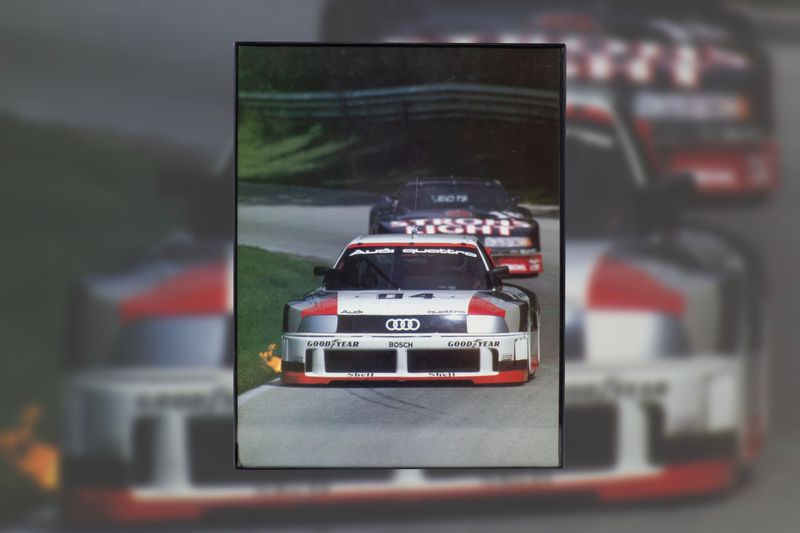 Audi Quattro - Hans Stuck | Type Schrift