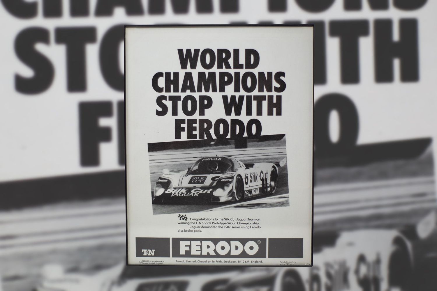 Jaguar XJR-8 - World Champions | Type Schrift