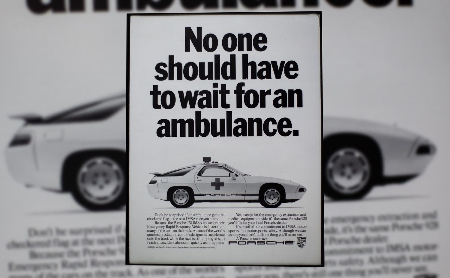 Porsche 928 - IMSA Ambulance | Type Schrift