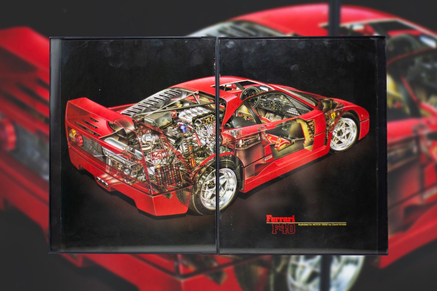 Ferrari F40 - D. Kimble Cutaway | Type Schrift