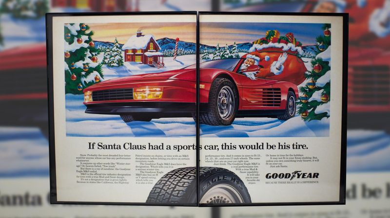 Good Year Tires - Christmas Ferrari | Type Schrift