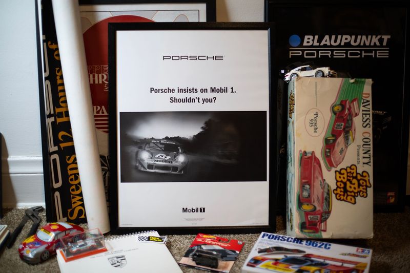 Porsche 996 GT3 R - Mobil 1 - 17x22 | Type Schrift