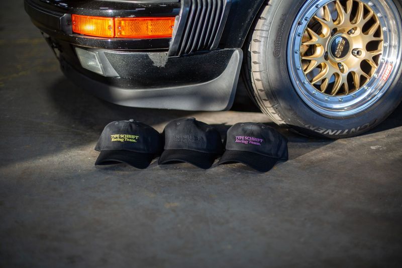 "Racing Team" Hat Collection - Type Schrift