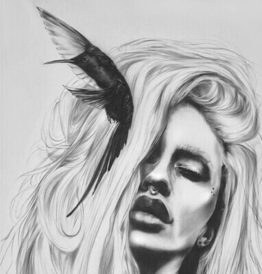 ​Original Airbrush Painting 24x36"