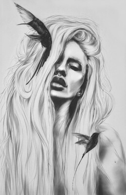 ​Original Airbrush Painting 24x36"