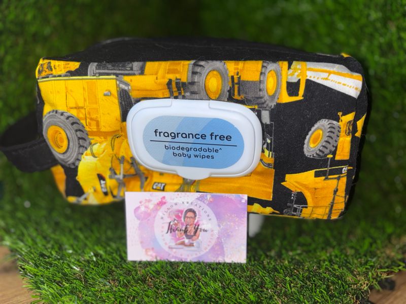 On the Go Nappy Pouch – Handmade Baby Change Bag for Nappies &amp; Wipes