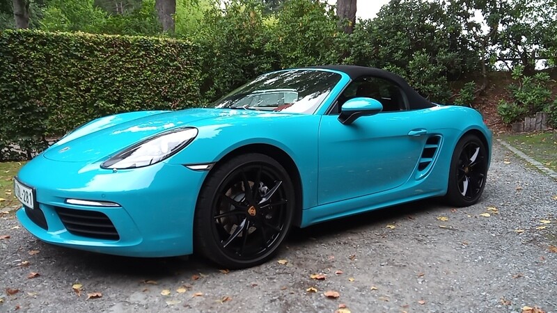 BOXSTER 718 MIAMI BLUE 2017 VENDU