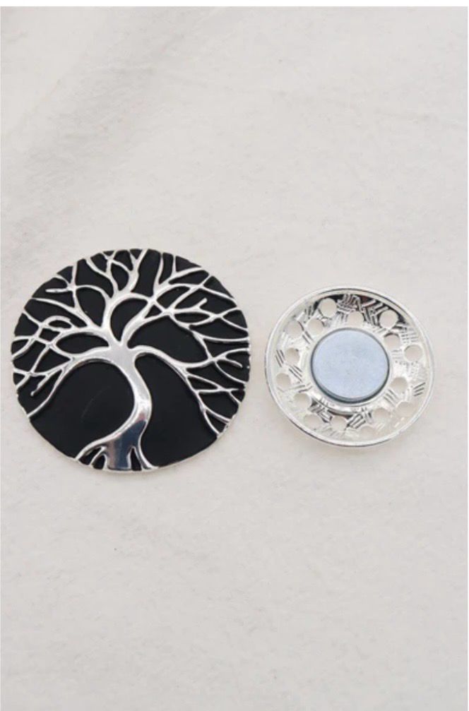 Tree Of Life Magnet Brooch