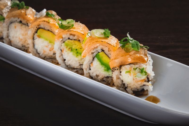 Salmon Aburi Roll