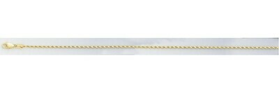 10K Gold Bracelet & Chain 1.5mm Diamond-Cut Rope 10K Gold Bracelet & Chain 1.5mm Diamond-Cut Rope
