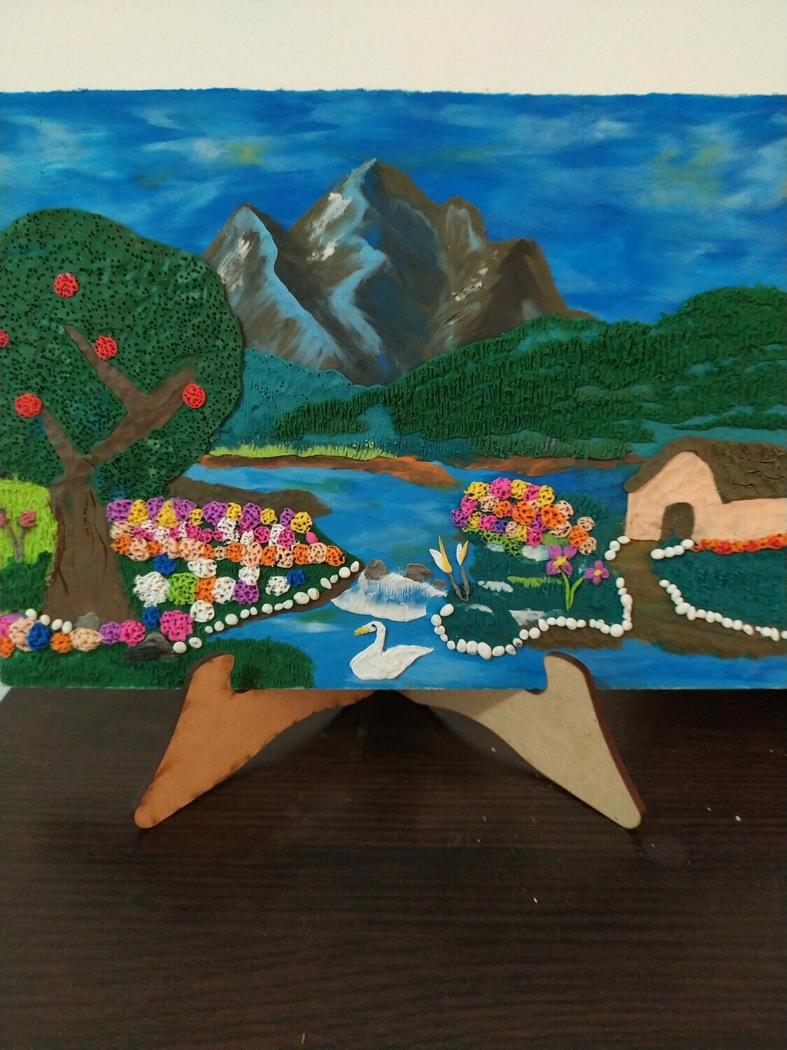 Paisaje en plastilina