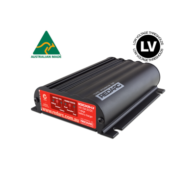 REDARC 24V 20A LOW VOLTAGE IN-VEHICLE DC BATTERY CHARGER