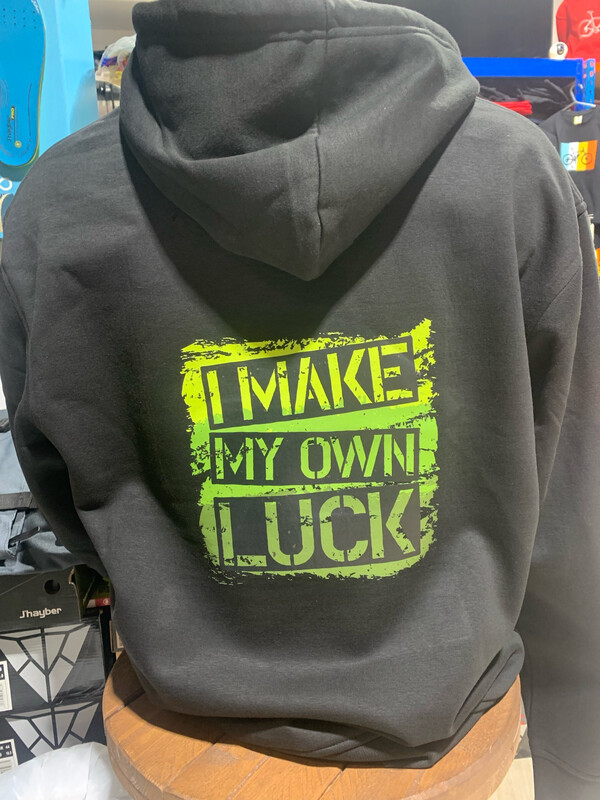 Sudadera frase fluor