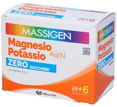Massigen Magnesio e Potassio 30 Bustine senza zucchero