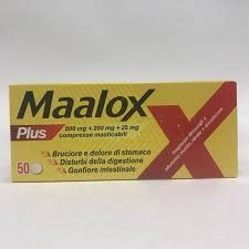 MAALOX Plus 50 Compresse Masticabili, 50 compresse