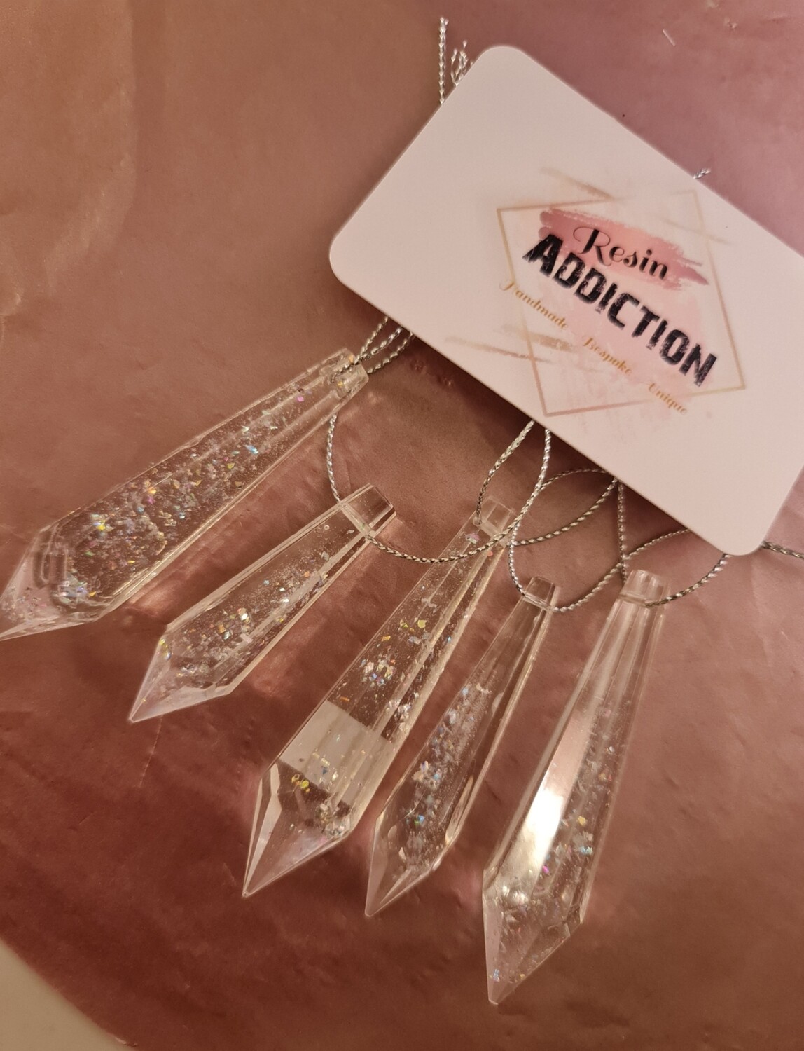 Hanging crystal tree decorations – Online Shop – Resin Addiction