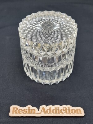 Diamond cut storage jar