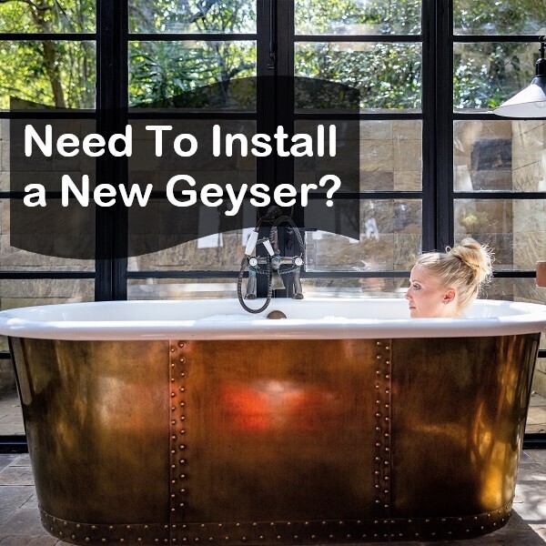 Install Electric Geyser