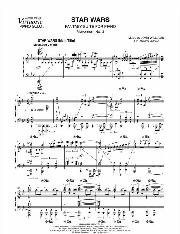 Star Wars: Fantasy Suite for Piano — Movement No. 2