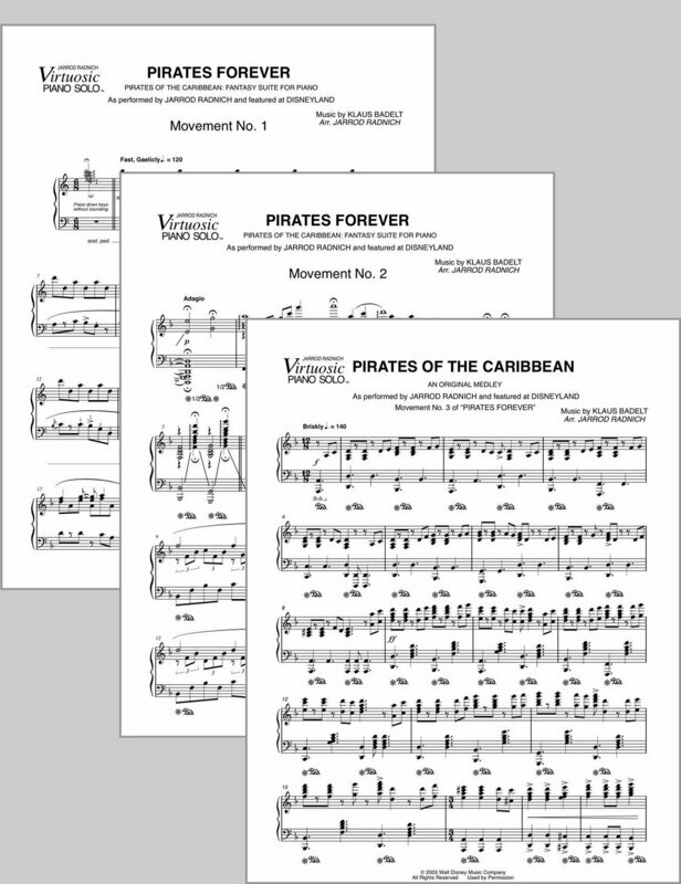 PIRATES FOREVER — Pirates of the Caribbean: Fantasy Suite for Piano