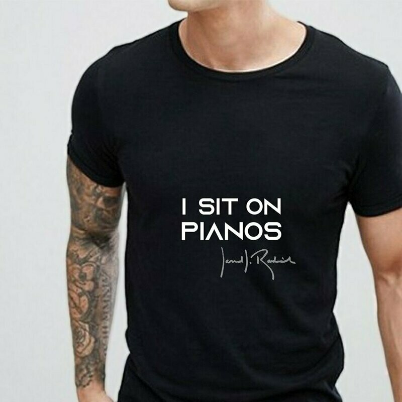 Official "I Sit On Pianos" Custom T-Shirt (Unisex sizing)