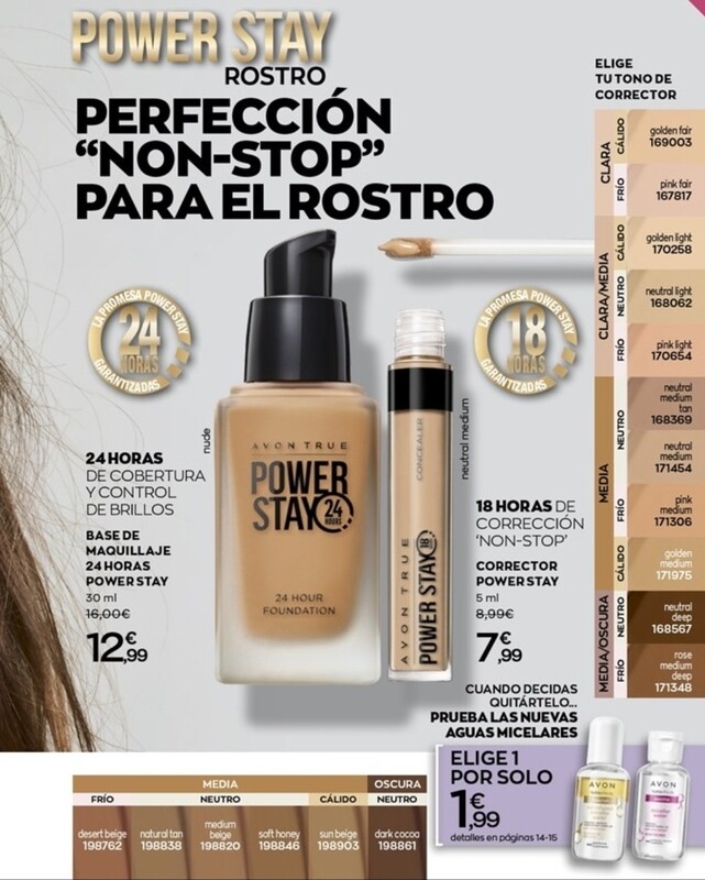 POWER STAY Rostro