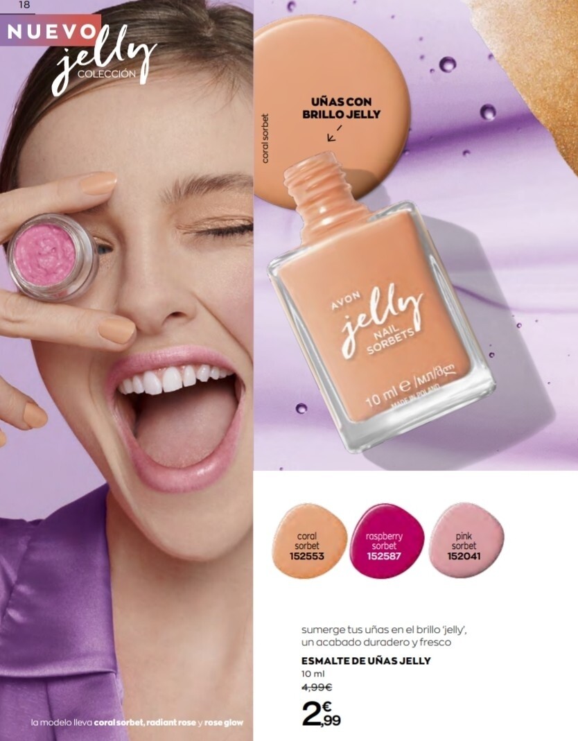 Esmalte de uñas jelly