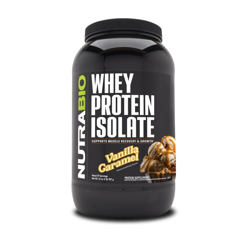 Nutrabio - Whey Isolate 2lb - Vanilla Caramel