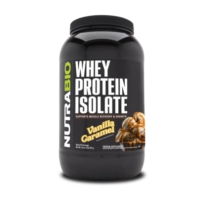 Nutrabio - Whey Isolate 2lb - Vanilla Caramel