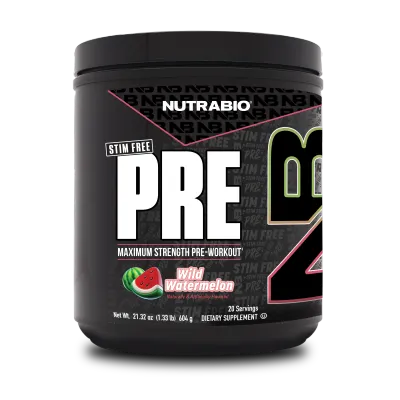 Nutrabio - Stim Free PRE - Wild Watermelon Nutrabio - Stim Free PRE - Wild Watermelon