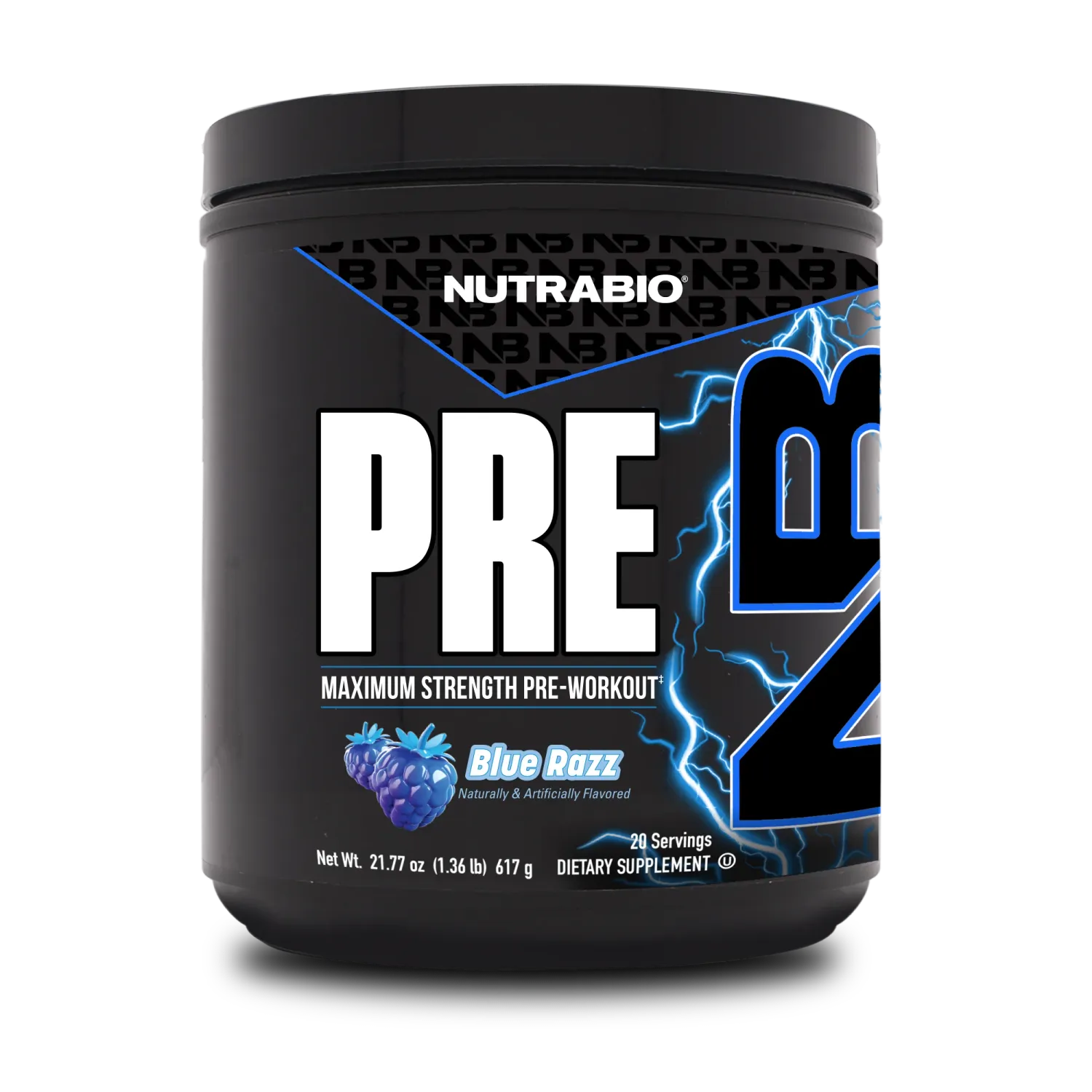 Nutrabio - PRE - Blue Razz Nutrabio - PRE - Blue Razz