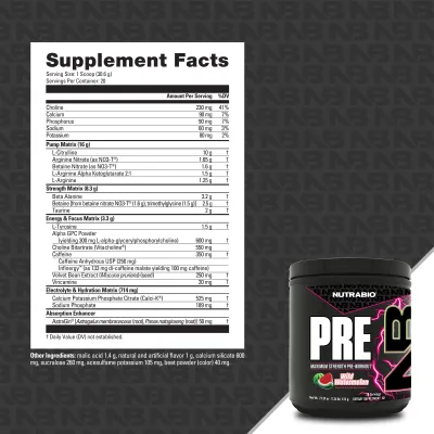 Nutrabio - PRE - Wild Watermelon